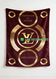 Louis Vuitton Throw Blankets